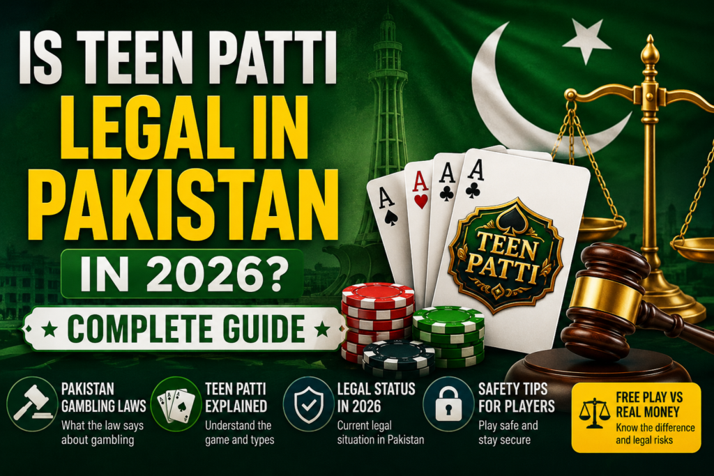 Is 3 Patti Legal In Pakistan